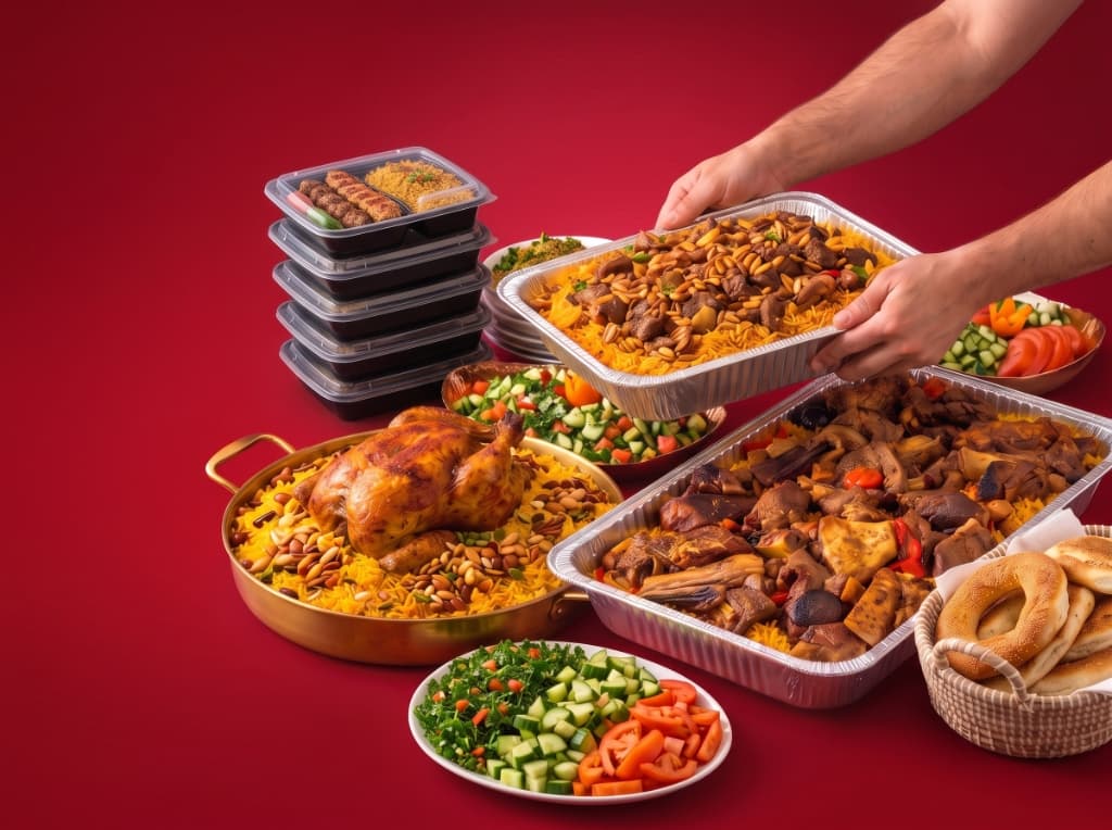 Community catering meals for non-profit events